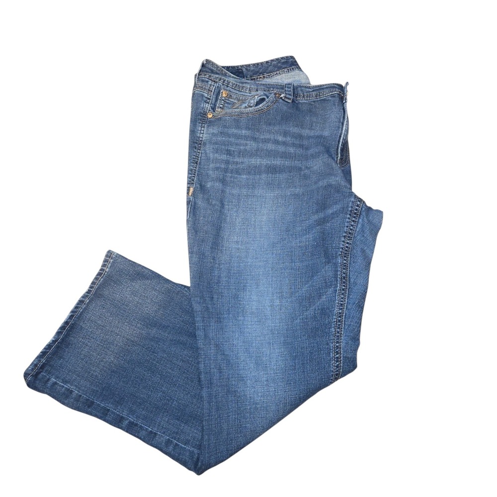 Melissa McCarthy Seven7 Jeans Womens 24 Blue Bootcut Stretch Denim Pants